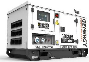 Generador Diésel Insonorizado 230V GDS10M 10KVA GENERGY