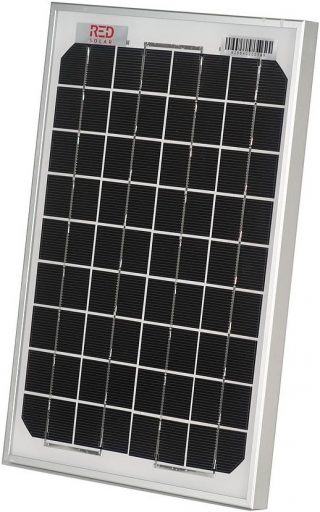 Panel Solar REDSOLAR 10W 12V Monocristalino