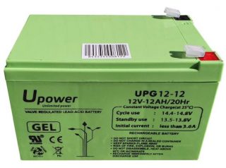 Batería GEL 12V 12Ah U-Power-UPG