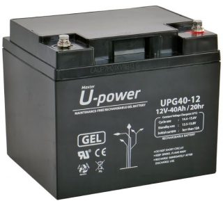 Batería GEL 12V 40Ah U-Power-UPG