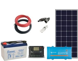 Kit Solar Aislada 250W 12V 950Whdia (Victron-GEL)
