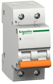 Magnetotérmico Schneider 1P+N 16A C DOMAE