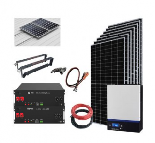 Kit Solar Aislada 5000W 48V 16500Whdia (Voltronic-Litio)